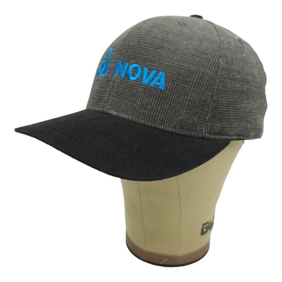 Nova Embroidered Snapback Cap Trucker Baseball Hat USA Made Brushed Cotton - Picture 2 of 13